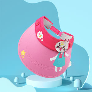 Lemonkid New Kids Sun Hat Summer Dinosaur Cartoon Cute Rabbit Boys And Girls Sun Hat Empty Top Hat Childrens Golf Hat LK2210019
