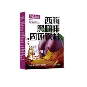 Prune Black Coffee Instant Coffee 0 Fat 0 Sucrose Americano Latte Powder Cold Brew Fat Reduction Heavy Fat Fitness西梅咖啡