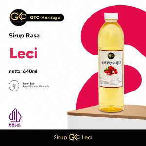 Sirup lychee 640ml Syrup Minuman cocok untuk campuran kopi teh dan susu