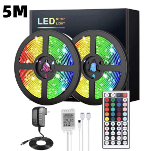 RGB Remote control LED Strip Light Activated Rhythm Lights Color Ambient LED Light Bar of Music Atmosphere Night Lights Light Home Deceration 3M 5M 10M