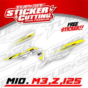 Stiker Transparan UV Mio M3 / Mio Z / Mio 125 Aksesoris Sepeda Motor Mio M3 Transparan Kode : 05