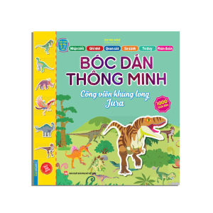 Sách - Bóc dán thông minh - Công viên khủng long Jura (3-7 tuổi)