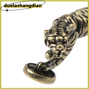 [Duola] Đồ trang trí Tượng Hổ bằng đồng thau đồ trang trí bàn văn phòng hình hổ hoàng đạo Trung Quốc