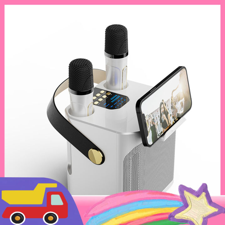 3D stereo speaker portable wireless Bluetooth dual microphone speaker ...