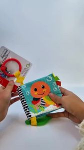 INFANTINO Link & Squeak "OCEAN" Crinkle Book™  BPA-Free  Teether  6 months+