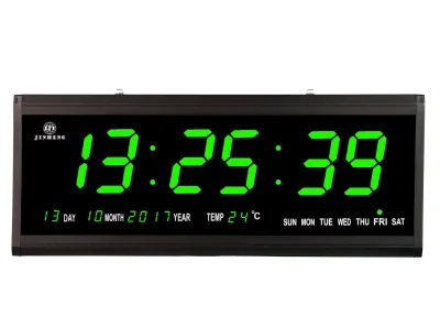 HB-4819 นาฬิกาLED ดิจิตอล นาฬิกาแขวนผนังสีแดง นาฬิกาตัวอักษรใหญ่ สินค้าJJT พร้อมส่ง
