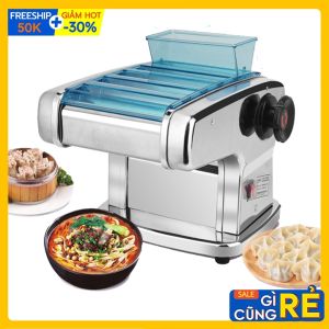 Máy cán bột mì cán vỏ bánh 3 lưỡi dao sử dụng điện 135W