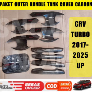 Paket Outer Handle Tank Cover Crv Turbo 2017 2022 2023 2024 2025 UP Carbon