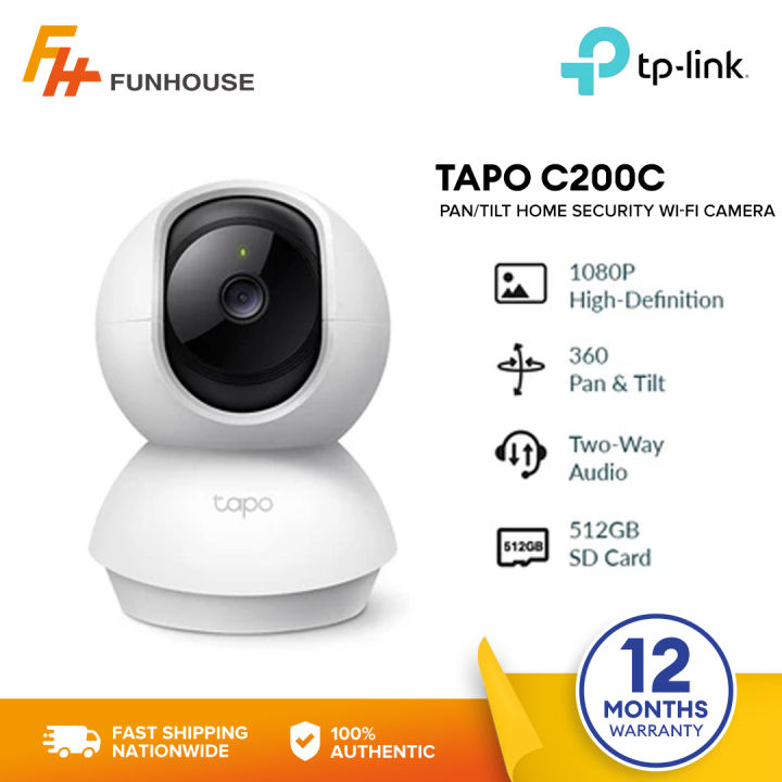 Funhouse%20%7C%20TP-Link%20Tapo%20C200C%20Pan/Tilt%20Home%20Security%20Wi-Fi%20Camera%20CCTV%20Camera%20Home%20Camera%20NEW%20-%20Image%202