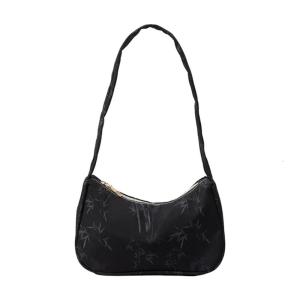 Unqiue Underarm Shoulder Purse Practical Nylon Armpit Bag With Functional Pockets for Commuting and Business Meetings