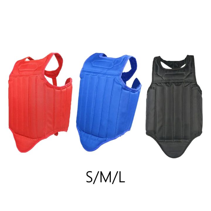 Unisex Karate Chest Guard Rib Shield for Taekwondo, Muay Thai, Martial ...