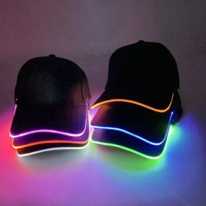 UNIITY Adjustable LED Light up Baseball Hat Sun Protection Costumes Accessory LED Light Up Hat Fashion Three Gears Flashing Glow Hat Women Men