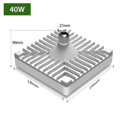 Powerlong PH Super Bright Light Square LED Bulbs E27 Highlight Lamp High-Power Indoor Lighting Energy-Saving Light Bulb 20watts 40watts 80watts