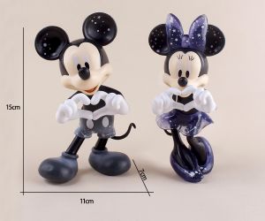 Bộ Nhân Vật Hoạt Hình Chuột Mickey nhảy múa trái tim đáng iu 2024