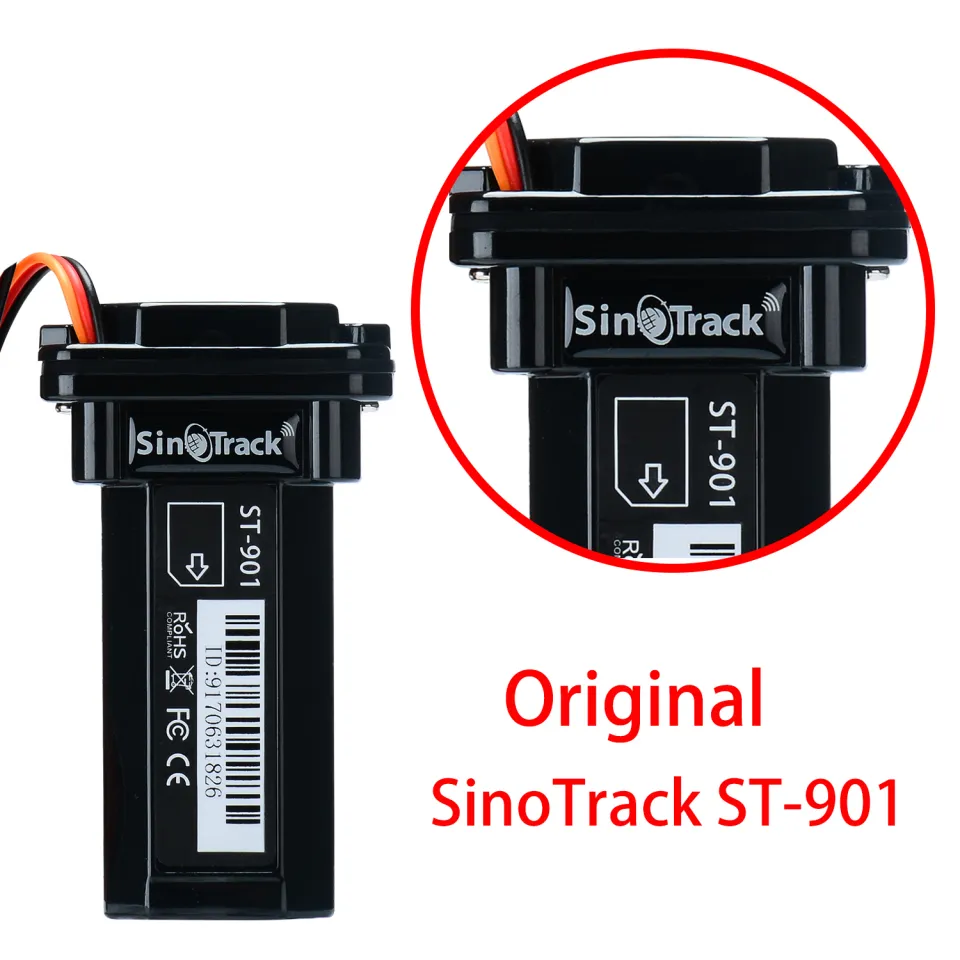 SinoTrack 4G GPS Tracker for Vehicles, ST-901L LTE Mini GPS Tracker  Waterproof Locator Real-Time Location Device for Car Motorcycle Truck Taxi  with No