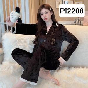PIYAMA BAJU TIDUR WANITA PP BLUDRU PI2208