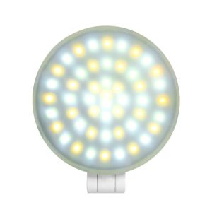 LENMAX. 3000-6500K Portable Mini Fill Light Three-color/RGB LED ic Attraction LED Camera Light Lightweight with Mirror Mini LED Video Lamp Easy for Selfies