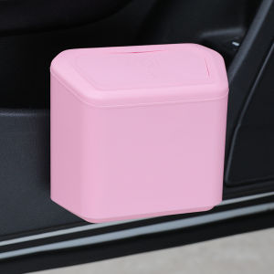 Universal Car Trash Can Garbage Flip Lid Dust bin Organizer Auto Accessories / Tong Sampah Kereta