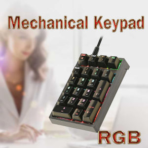 Mechanical Numeric Keypad 21 Key RGB Lighting Effect