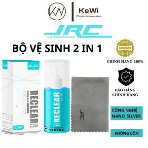 Bộ Vệ Sinh JRC 2 in 1 Chai 200ml Dành Cho iPhone / iPad / Macbook / Laptop Dung Dịch Nano Lau Chùi - Hàng Chính Hãng