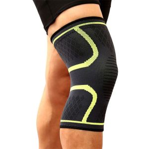 CHARRISSA Breathable Adult Nylon Knitted Knee Sleeve Joints Protector Fitness Gear Running Compression Sleeve Workout Kneepads Knee Brace Compression Knee Pad Knee Support