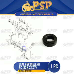 Seal Versneleng RC (12x22x7) - Karet Sel Sil As Pedal Operan Gigi Persneling Persneleng Suzuki A100