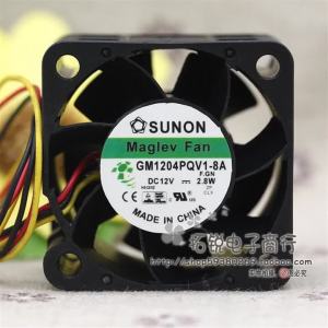 for SUNON GM1204PQV1-8A 40mm 12V 2.8W High-Speed 4028 Fan for Servers Networking