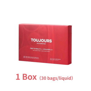 Toujours Fruit Extract Collagen Supplement - Daily Hydrolyzed Collagen with Antioxidant Fruit Blends Supports Skin Hydration & Anti-Aging Sachet Form