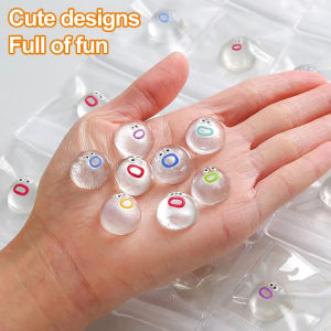 5/1PCS Mini Squishies Expression Squeeze Fidget Toys Cute Small Silicone Soft Funny Relax Ball For Kids Boys