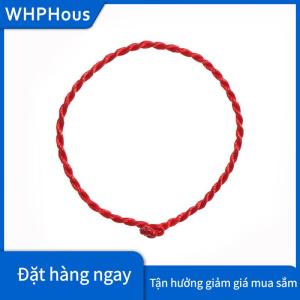WHPHous 50x dây chuỗi kabbalah Vòng đeo tay may mắn chống lại mắt ác cho thành công màu đỏ đen