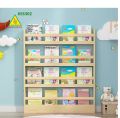 Kệ treo tường đơn giản, Kệ đựng sách báo, Kệ sách tranh mẫu giáo cho bé KSS302. 
