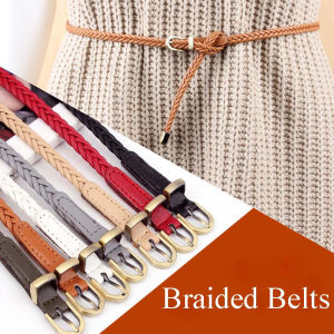 LUXURY GRADE Fashion Graceful Sweater Adjustable Belt Faux Leather Belts Dress Strap Thin Skinny Waistband