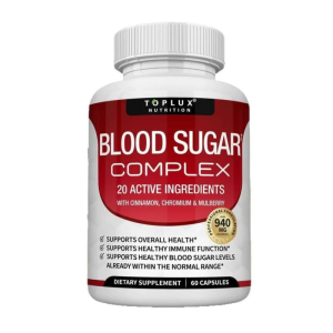 แคปซูลควบคุมระดับน้ำตาลในเลือดแบบธรรมชาติ แคปซูลควบคุมระดับน้ำตาลในเลือด สารอาหารที่ซับซ้อน ไม่มีสารเติมแต่งเทียม สูตรส่วนผสมจากพืช รักษาการเผาผลาญให้มีสุขภาพดี