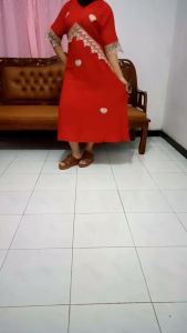 Daster Klok Renda Arab Love Bita Dress