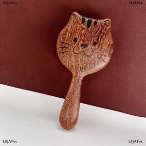 [COD] LFjAFvc Sandalwood Cartoon Scalp Massage Comb Meridian Comb Toothed Head Hair Comb Body Beautify Massage Guasha Scraping Care