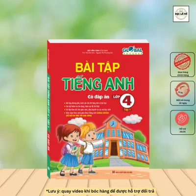 GLOBAL SUCCESS - Bài tập tiếng anh lớp 4 tập 1 (có đáp án)