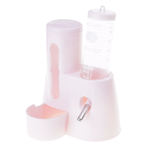 Double Function Hamster Water Bottle And Dispenser Leakproofed Stable Base For Cage Accessories