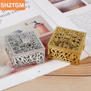 [COD] SHZTGM พลาสติกสมบัติเครื่องประดับกล่องสี่เหลี่ยมกล่องขนมสมบัติหน้าอกงานแต่งงานกล่อง