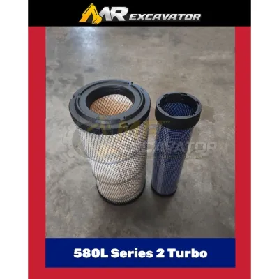 Case 580 580L 580L2 Super Series 2 580M 580SM Turbo Only Backhoe Loader Air Filter Penapis Angin (1 Set)