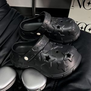 Free Shipping Starry Sky Clogs: Comfortable Thick-Soled Odor-Resistant Summer Sandals For Women 2026 New Casual Height-Increasing Style