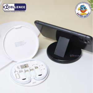 EXCELLENCE Box Multifungsi Fast Charging Kabel Set Kabel Data Portable Multifungsi Mini Kabel Set