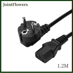 JointFlowers EU Plug Power Cable Power Adapter Extension Cord For Asus Dell HP Notebook TV Monitor PC Computer Printer PC Laptop