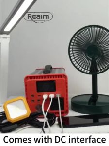 【COD】Power Station With Solar Panel Portable Power Station 600W 489600MAH Multi-Function Power Bank