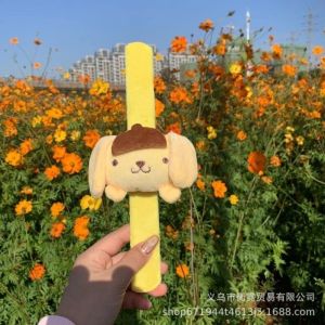 Sanrio Hello Kitty Melody Wristband Slap Bracelets Cartoon Sanrio Kuromi Plush Clap Toy Childrens Party Favorite Gift