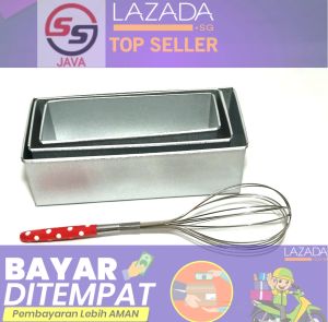 Loyang kue roti Loyang Bolu Brownis Satu Set isi 3 Macam Tinggi 7cm Gratis Pengocok Telur