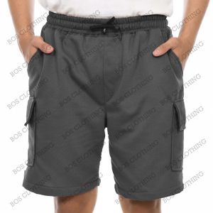 Celana Pendek Cargo Pria Dewasa Fleece Tebal / Celana Cargo Pendek Cowo Premium / Celana Santai (Standar dan Jumbo)