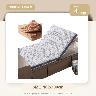 【Lucky Home】 Coconut Fiber Mattress / Foldable / 4 Sizes / 4cm