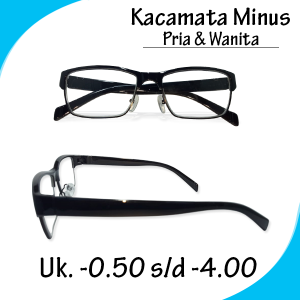 Kacamata Rabun Jauh Terbaru Kacamata Minus -0.50 sampai -4.00 Pria dan Wanita Kacamata Lensa Minus