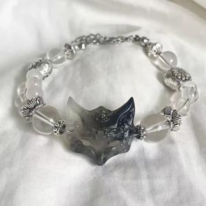 Popular fox mask bracelet niche personality high-end bracelet oriental beauty couple versatile jewelry