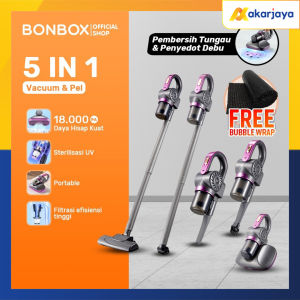 BONBOX BCT50302 Vacum Cleaner 18000 PA Portable 5IN1 Penyedot Debu Portable All-in-one Mite Removal Vacuuming Machine